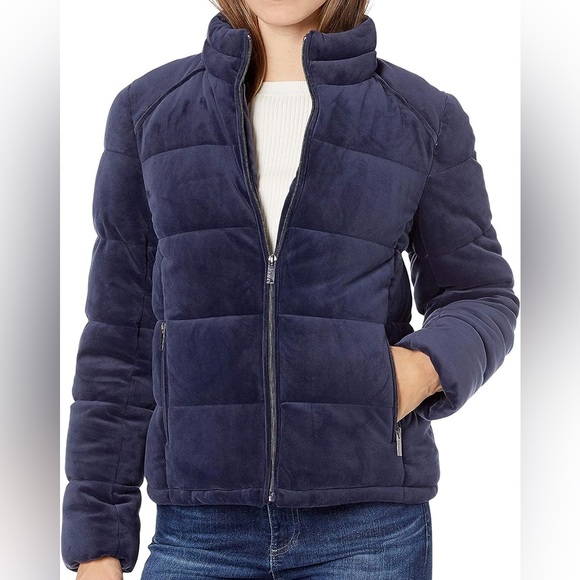 Marc New York Performance Blue Puffer Jacket - Picture 1 of 8